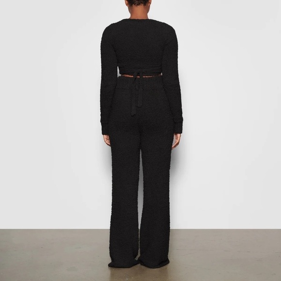 SKIMS Cozy Knit Black Pull-On Pants: Size L/XL. NWT. - Picture 3 of 5